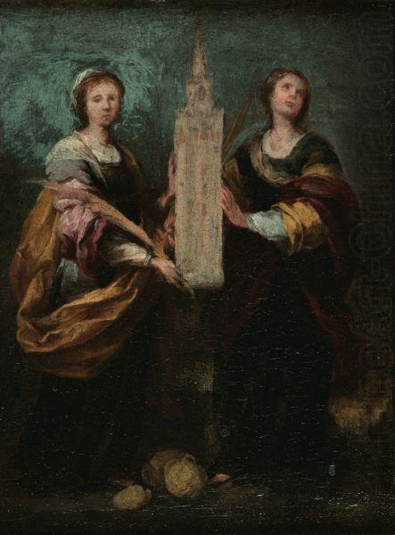 Bartolome Esteban Murillo St. Justa and St. Rufina china oil painting image